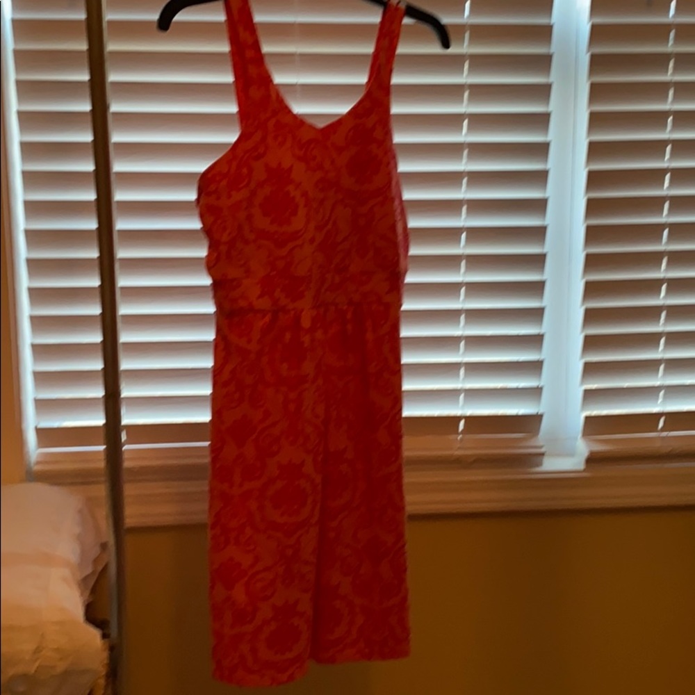 Sleeveless Tehama patterned dress